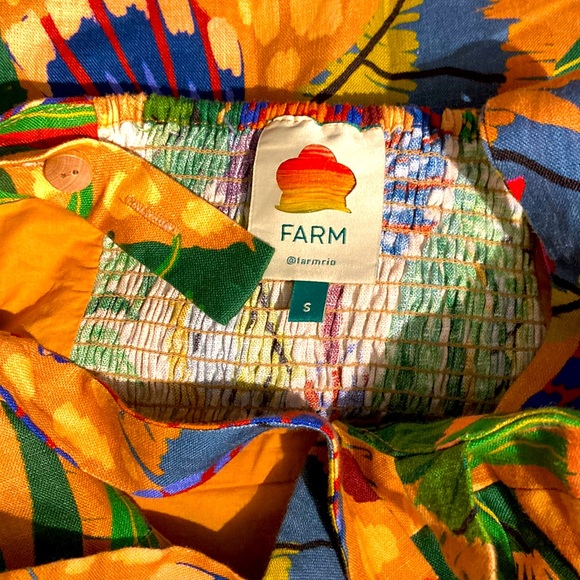 Farm Rio linen dress, size small,Brazilian brand - Picture 4 of 5